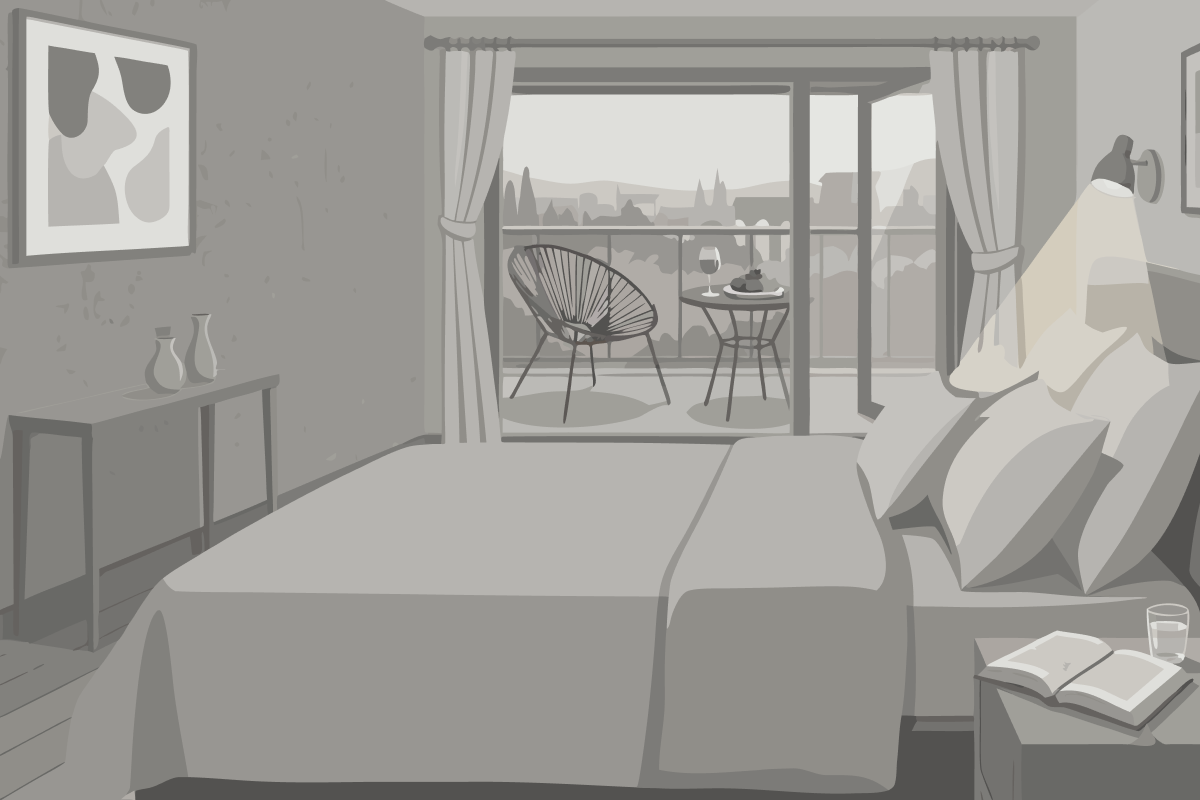 Bed in 6-Bed Female Dormitory Room